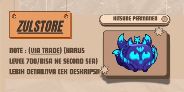 Gambar Product Kitsune (Permanent)