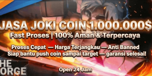 Gambar Product Jasa joki coin 1.000.000$ / 1M - the forge