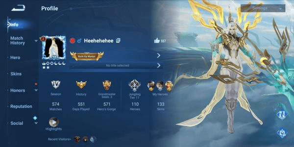 Gambar Product AKUN HOK SANGAT GG FULL GARANSI