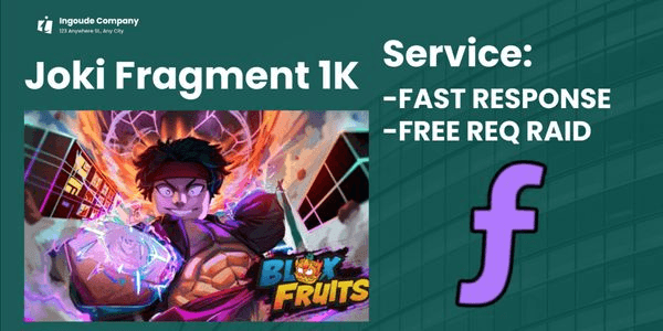 Gambar Product Joki per raid/fragment by Req