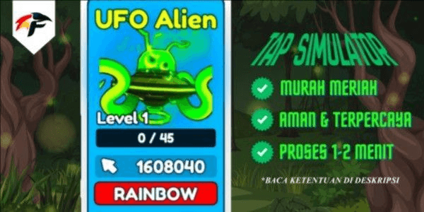 Gambar Product UFO Alien - Tap Simulator