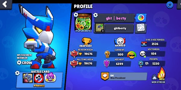 Gambar Product Brawl Stars High Trophy God Spec