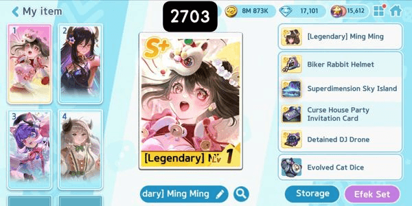 Gambar Product 2703 - GETRICH LEGENDARY MING MING, LEGENDARY CARMEN, LEGENDARY HUNTER PRILL, LEGENDARY AGNETA, EVO PRESTIGE DEATH