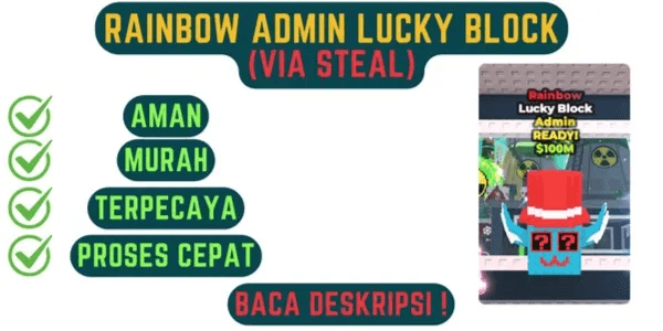 Rainbow Admin Lucky Block