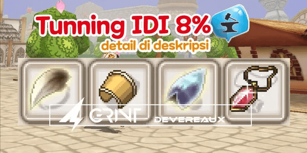 1 Set ADS ADC Durex Arus XG Tunning IDI (Instance Dungeon Increase)