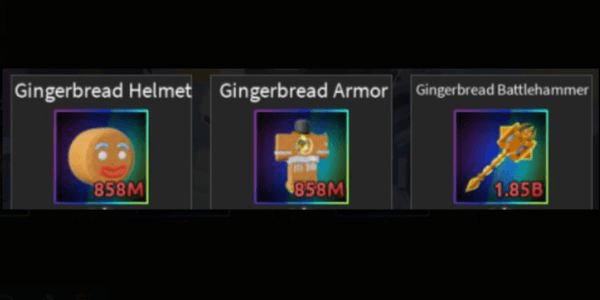 Gambar Product Gingerbread Set (Limited Apocalypse Rarity) - Lootify