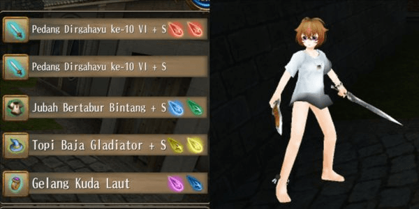 Gambar Product 1 SET OF DUAL SWORD (DS) EQUIPMENT