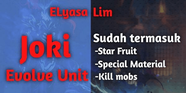 Gambar Product Joki Evolved Unit Anime Adventures
