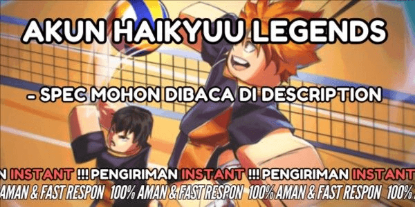 Gambar Product Akun Polosan Haikyuu Legends [Azumane]