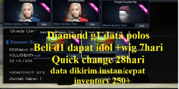 Gambar Product Diamond Grade 1 + Points 300RB