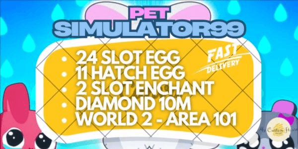 Gambar Product Akun Rank 4 - Pet Simulator 99 Bonus 10M