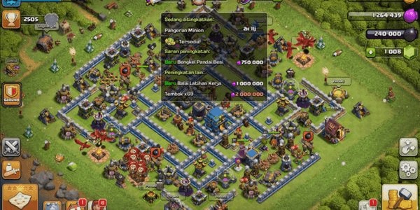 Gambar Product CODE866 - TH12 - Heroes 65_65_40 - Builder hut 6 - Gems 1000+ Level 193 - Fast Delivery ( Android & iOS )