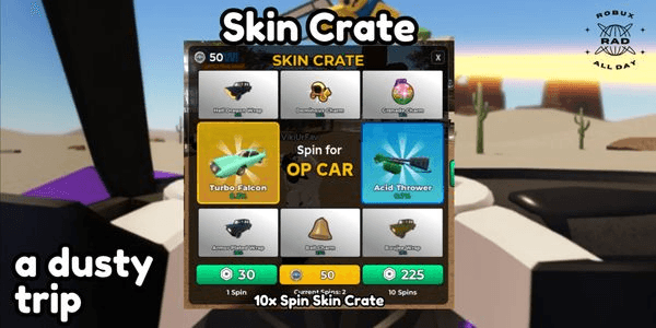 Gambar Product 10X Spin Skin Crate