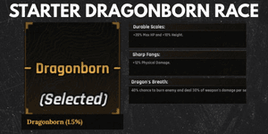 Akun Starter Dragonborn Race (Legendary) - The Forge