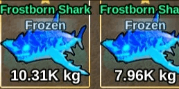 Frozen Frostborn Shark