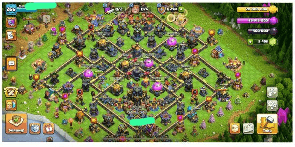 COC TH 17 GG ALLMAXX GEAR EPIC BANYAK MURAH ABIEZZ DIJAMIN AMAN 1000%
