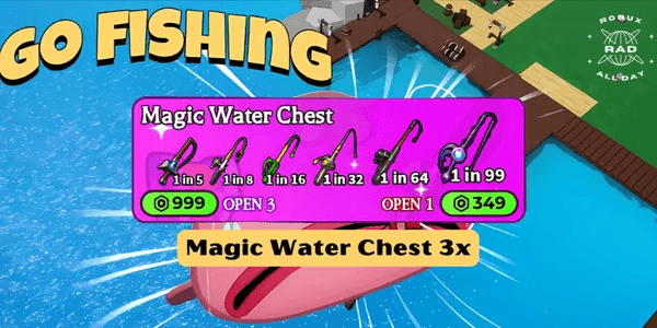 Magic Water Chest 3X
