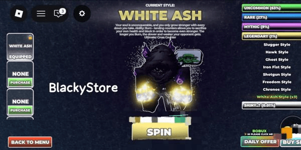 Gambar Product Akun Untitlee Boxing|| Style WHITE ASH