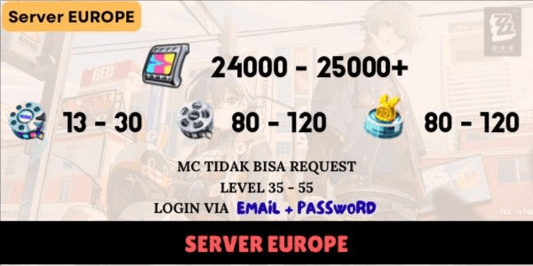 Gambar Product Reroll Account READY TO GACHA Starter [Europe] - 1