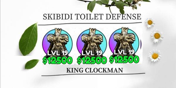 Gambar Product KING Clockman -Skibidi tower defense (COSMIC)