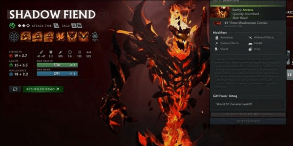 Gambar Product Demon Eater (Arcana Shadow Fiend)