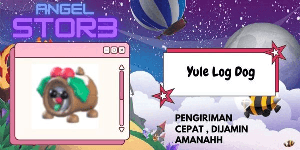 Gambar Product Yule Log Dog