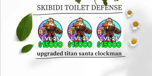 Upgraded Titan Santa Clockman -Skibidi tower defense (COSMIC)