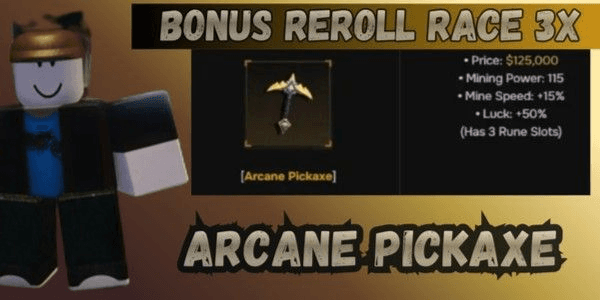 Gambar Product Akun | Arcane Pickaxe | The Forge