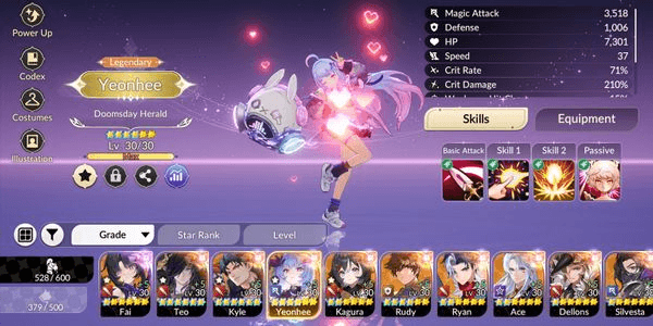 Gambar Product (Global) Champion Arena, Ex 7K + 35 Legendary Heros. Fai Tc1 + Teo Tc6 + Kyle Tc6 + Yeonhee Tc4 + Kagura Tc2 + Rudy Tc4 + Ryan Tc2 + Trude Tc1 - 06