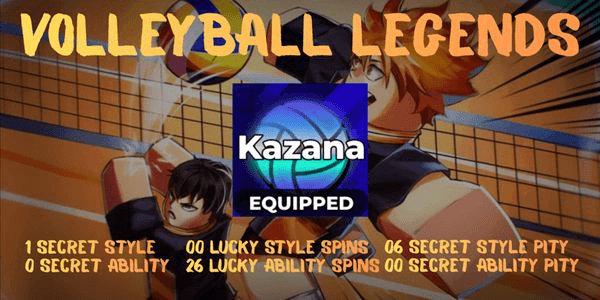 Gambar Product Account Volleyball Legends Secret Kazana - Volleyball Legends
