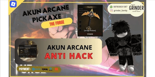 Gambar Product AKUN | ARCANE PICKAXE LEVEL 50