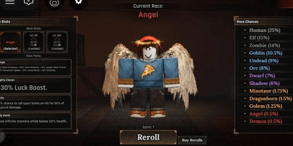Gambar Product Akun Starter (Angel) The Forge Roblox