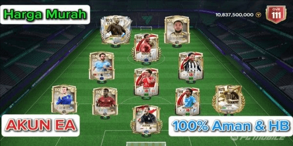 Gambar Product EA SPORTS FC MOBILE ACCOUNT OVR 111 CHEAPEST PRICE