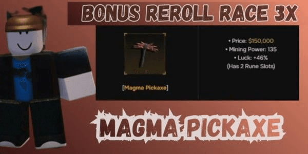 Gambar Product Akun | Magma Pickaxe | The Forge