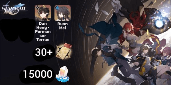 Gambar Product Reroll Akun HSR (Asia)