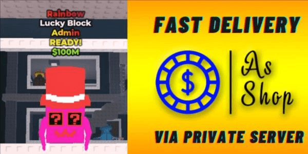 Gambar Product Rainbow Admin Lucky Block
