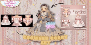 Crowned Court Set | Royale High