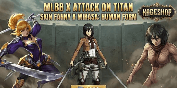 Gambar Product (HEMAT) SKIN FANNY X MIKASA ACKERMAN ATTACK ON TITAN