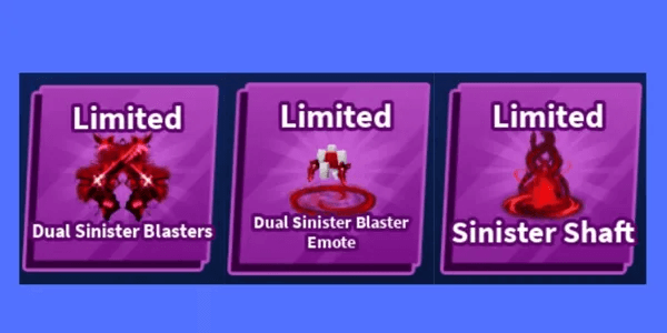 Dual Sinister Blasters set