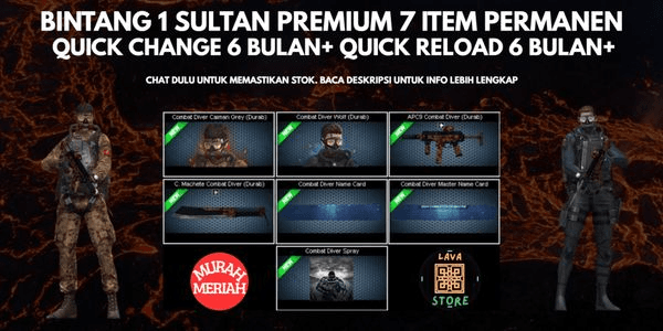 Gambar Product BINTANG 1 SULTAN PERMANEN, MINIMAL 6 PERMANEN, QC 170 HARI+, QR 170 HARI+ (CHAT DULU SEBELUM CHECKOUT, KODE LV2)