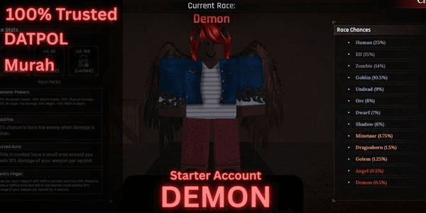 Gambar Product Starter Race DEMON TERMURAH!!!