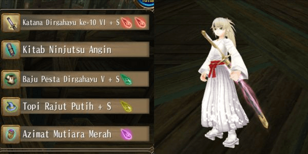 Gambar Product 1 SET PERLENGKAPAN KATANA