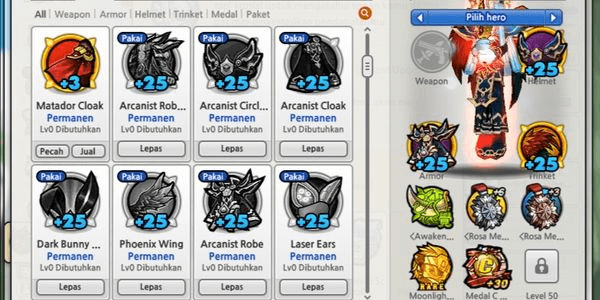 Gambar Product Lots of Cheap Lost Saga Orign Herper Accounts