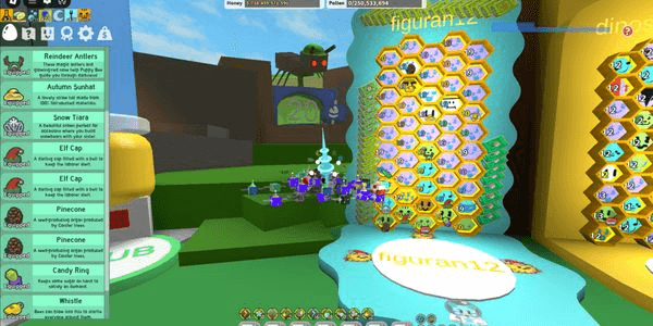 Gambar Product Blue Hive End Game Bee swarm And A lot Voucher of Gamepass