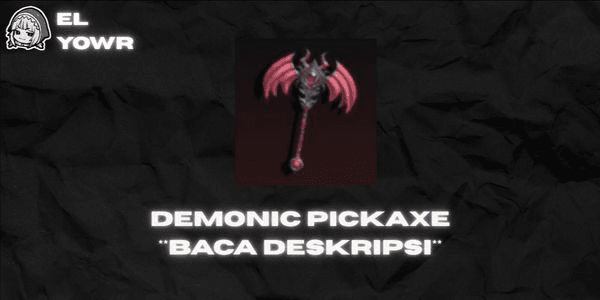 Gambar Product Joki Get Demonic Pickaxe - The Forge