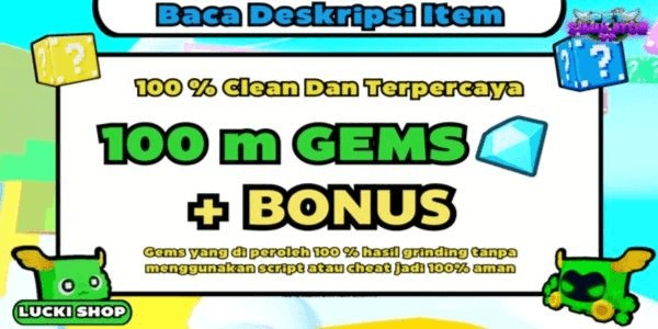 Gambar Product 100,000,000 Gems