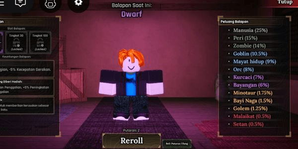 Gambar Product Account Data Polosan Race Dwarf - The Forge