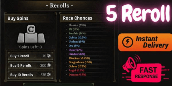 Gambar Product 5 Rerolls