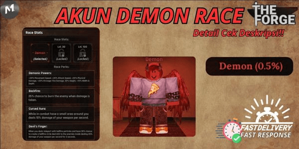 Gambar Product Akun Demon Race