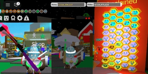 Gambar Product Blue Hive Mid Late Game - Bee Swarm Simulator